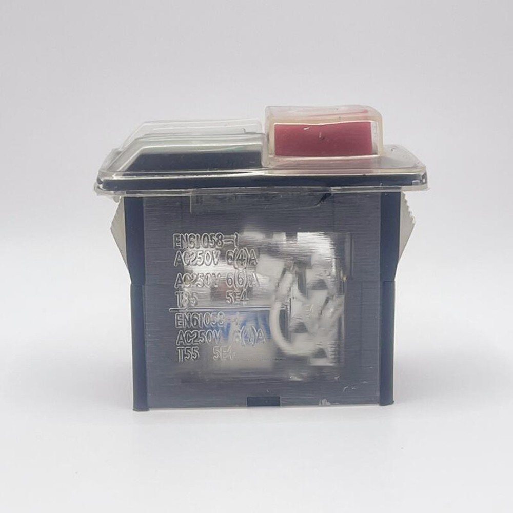 Electromagnetic Pushbutton Switch with Stop Functionality for Machinery