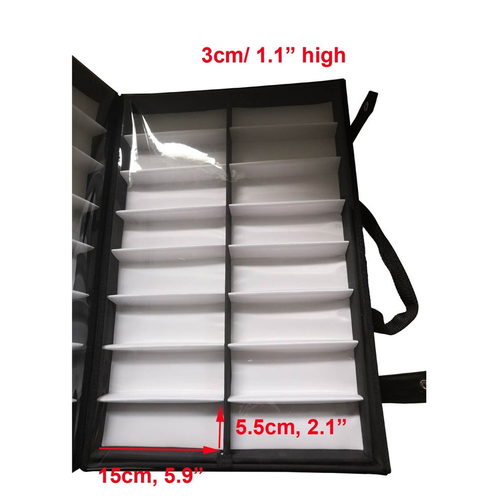 64 Pairs Portable Eyeglasses Display Case Storage Box Organize Sorting