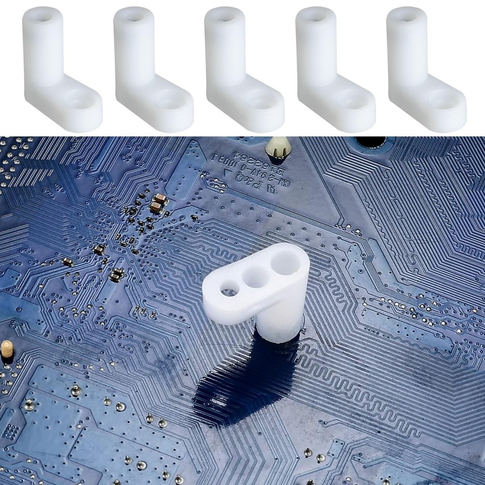MEETOOT 20PCS Circuit Board Standoff Mounting Hardware PCB White