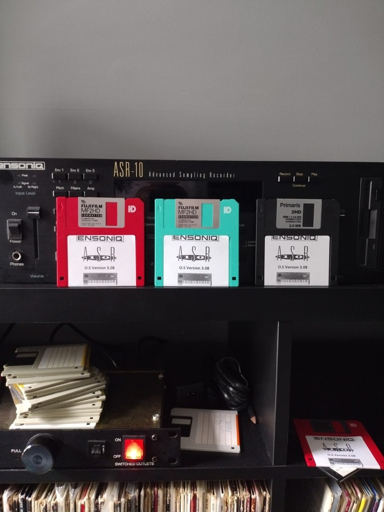 Ensoniq ASR 10 Operating System 3.08 Floppy Disk with Instruments