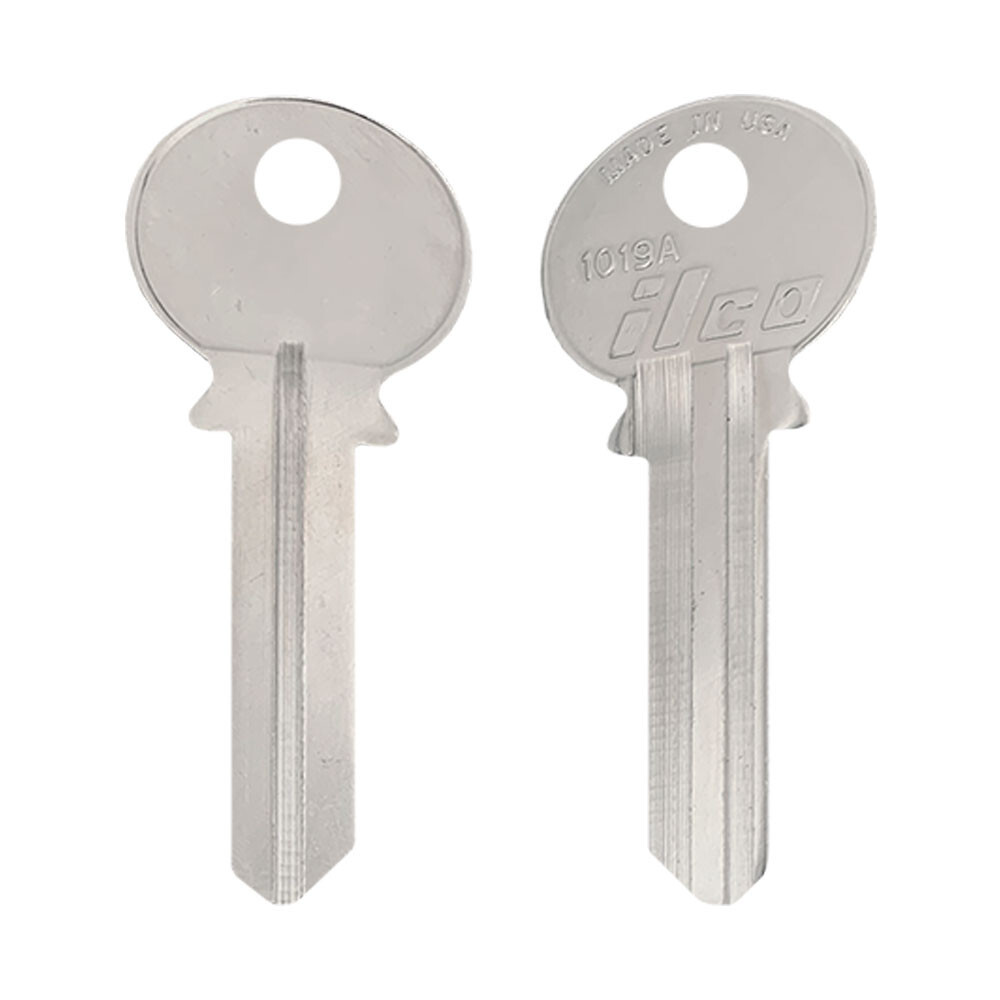 1019A 6-Pin Key Blank – Nickel