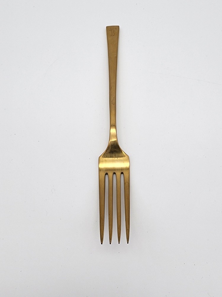 VINTAGE 52 Pc DIRIGOLD DIRILYTE REGAL GOLD TONE FLATWARE SET With Original Case