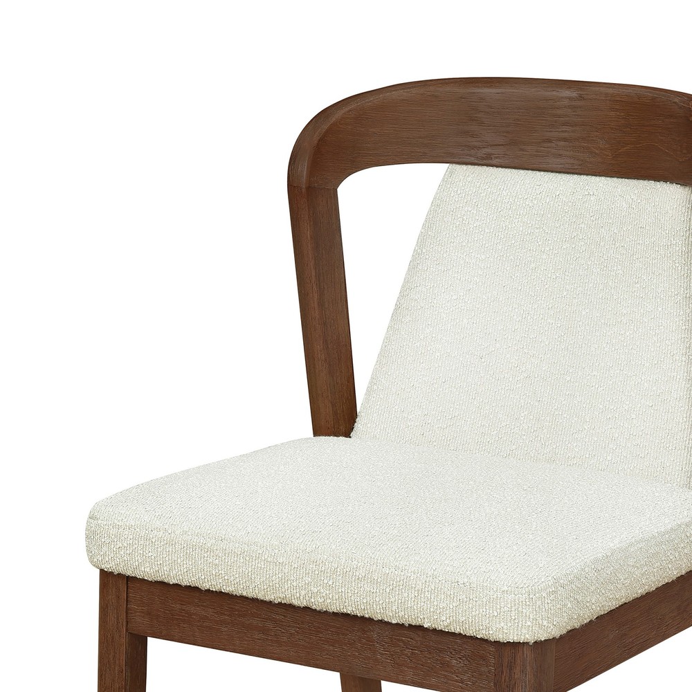 Upholstered Backrest Armless Dining Chairs