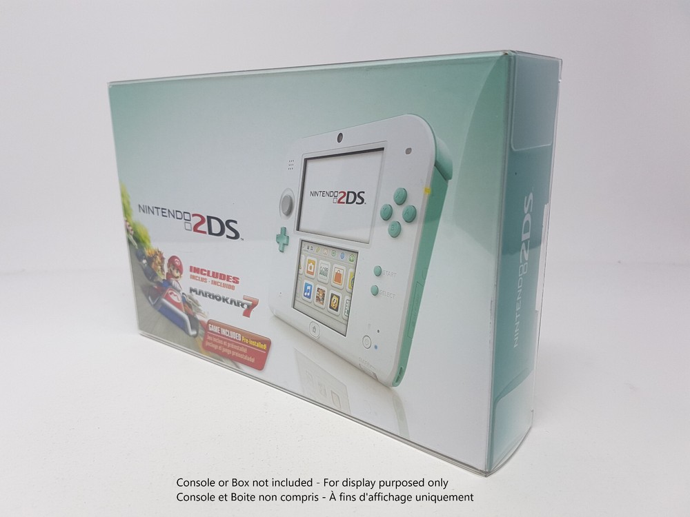 BOX PROTECTOR FOR NINTENDO 2DS CONSOLE CLEAR PLASTIC CASE