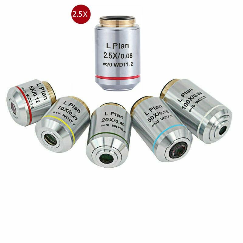 WD Long Working Distance Infinity Plan Achromatic Microsocpe Objective Lens