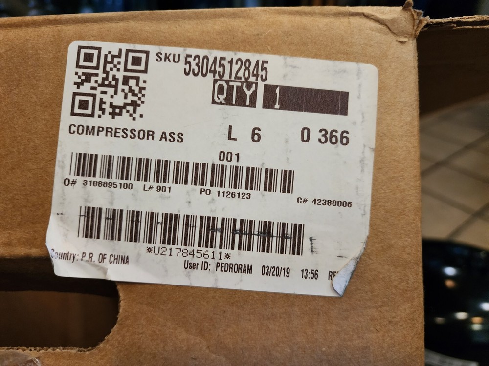 Frigiaire Refrigerator Compressor