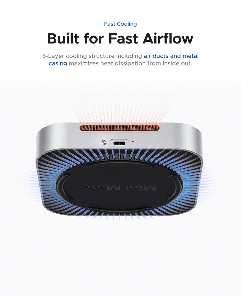 ORICO External SSD Storage Expansion 40Gbps/20Gbps Desktop Dock MacMini 4/8TB