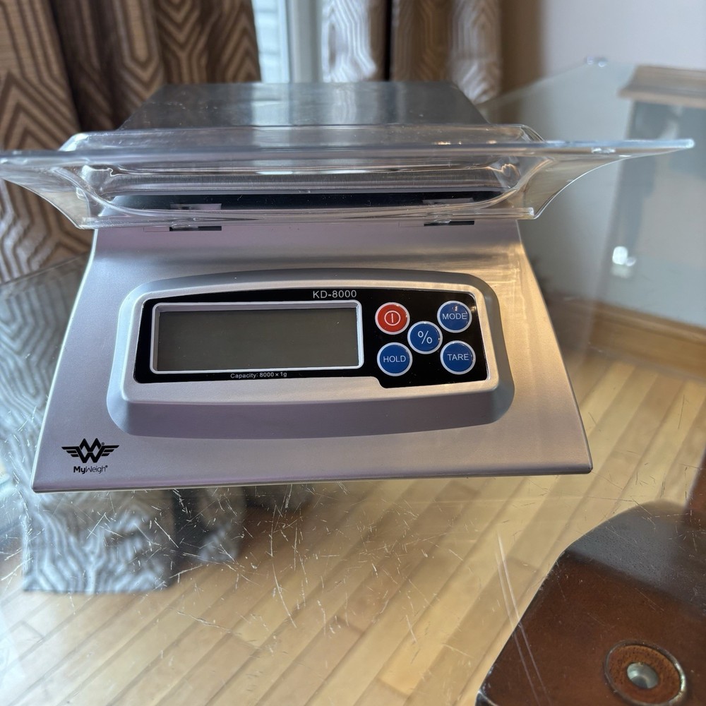 MyWeigh SCMKD8000 Baker's Math Kitchen Scale - Silver World No Plug