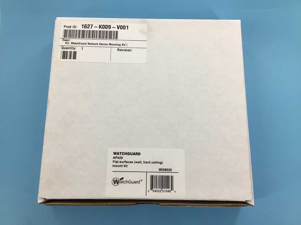 [Watchguard Technologies WG8020] Flat Surfaces (Wall, Hard Ceiling) Mount Kit