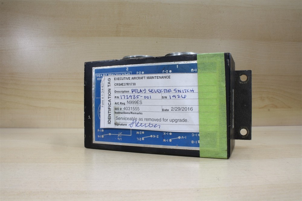 Ledex 28 Volt Relay Selector Switch 172935-001