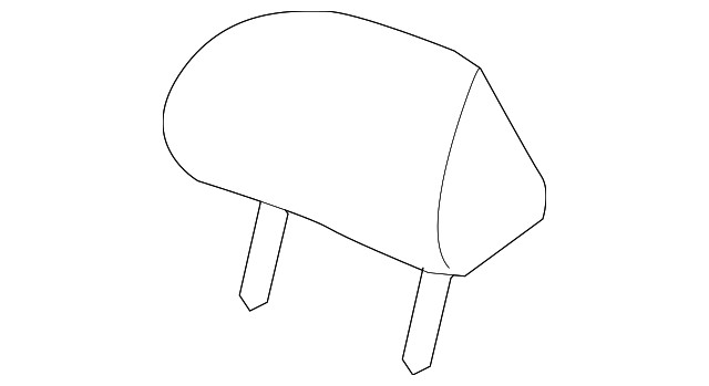 Genuine Honda Headrest Outer 82140-TA0-A41ZA