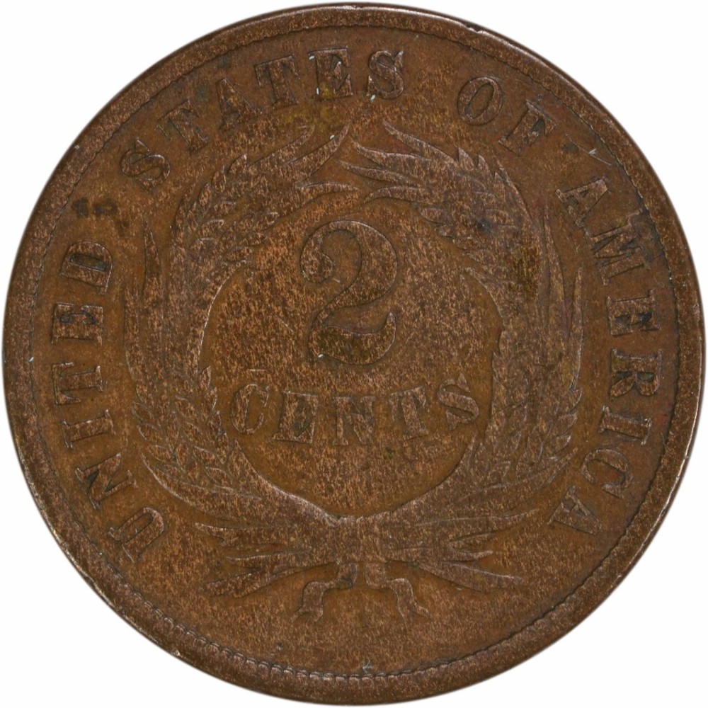 1870 Two Cent Piece F Uncertified #201