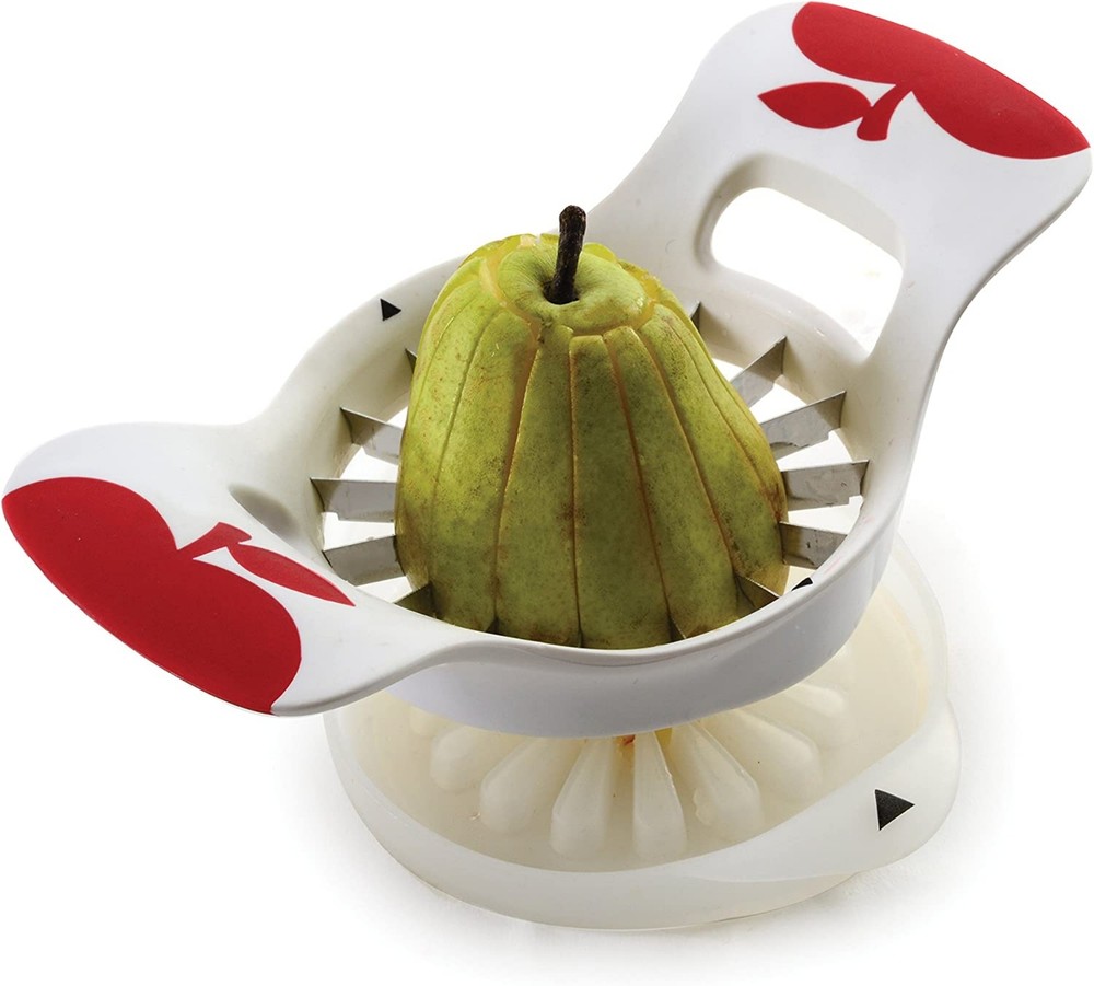 Norpro Grip-EZ Fruit Wedger with Push Plate, 16 Sections