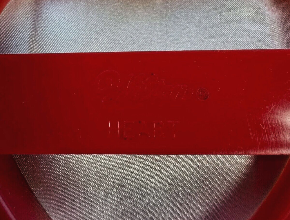 Wilton 3.5" Plastic Heart Cookie Cutter 1993