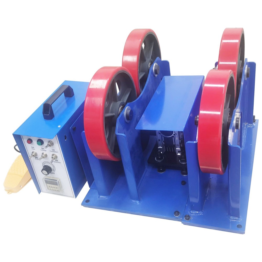 1T Timer-Controlled Welding Turning Roller Welding Roller Positioner 20-800mm