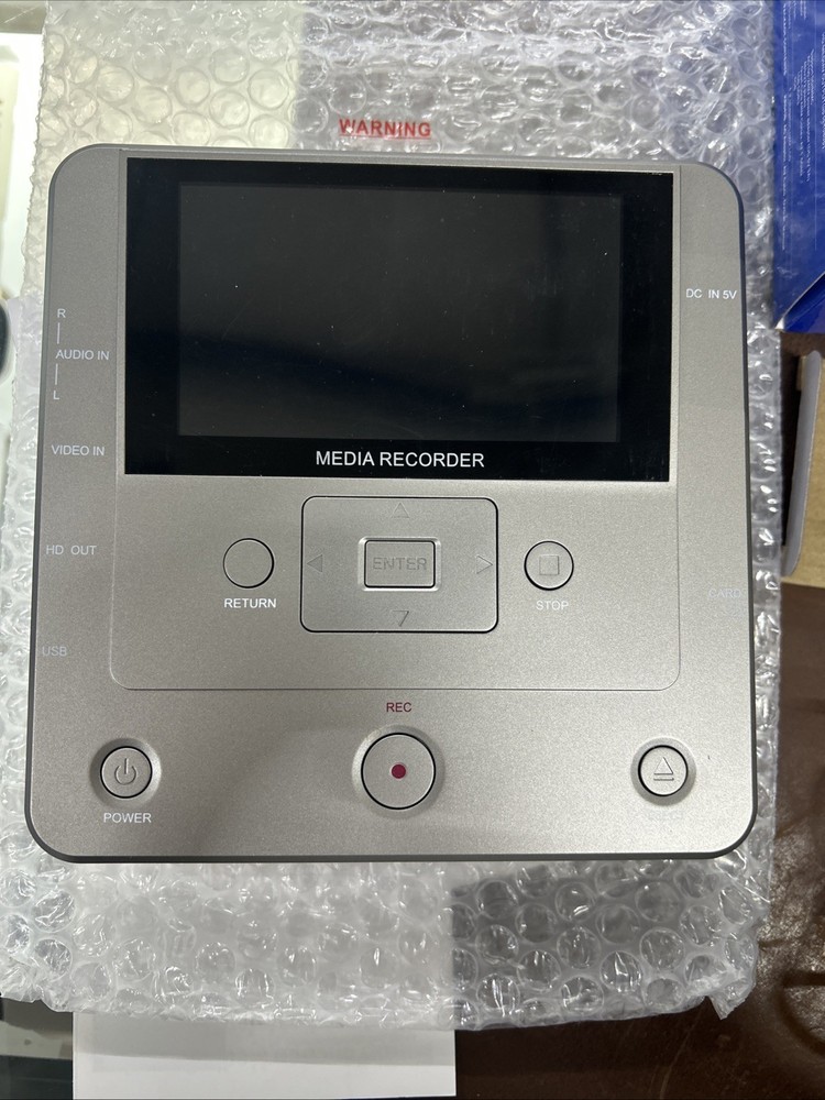 CLARIVIEWS Multi-Function Media Recorder, VHS to Digital - KR043B New Open Box