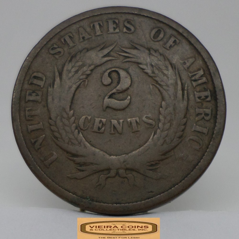 1864 Two-Cent Piece, 2 Cents Piece - #C49255NQ