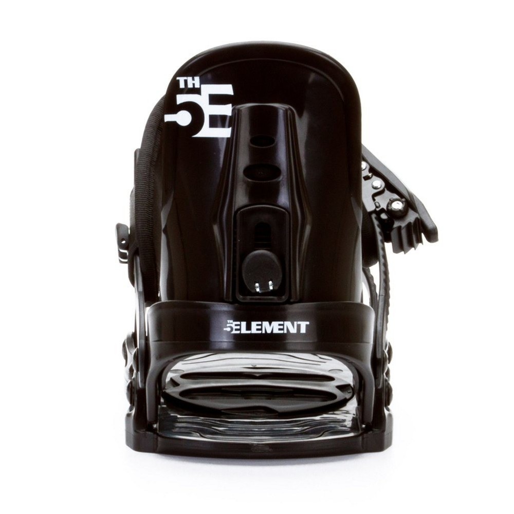 5th Element STEALTH Junior Snowboard Bindings for Kids - Black | Boot sizes 1-5