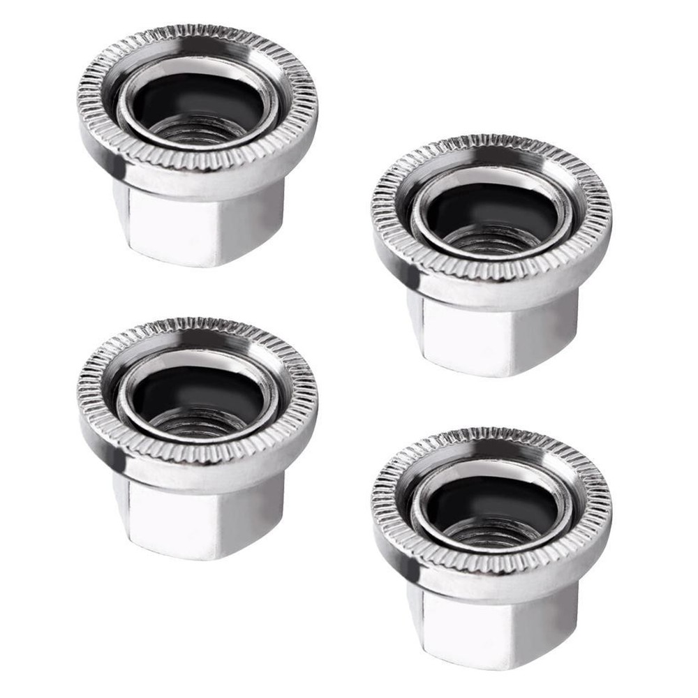 4Pcs M10 Foldable Wheel Hub Nuts MTB Hardware Bolts