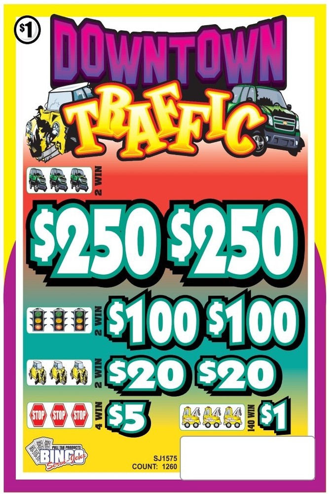 NEW pull tickets **2-PACK MIX** CLASSIC RIDES & DOWNTOWN TRAFFIC - Instant Tabs