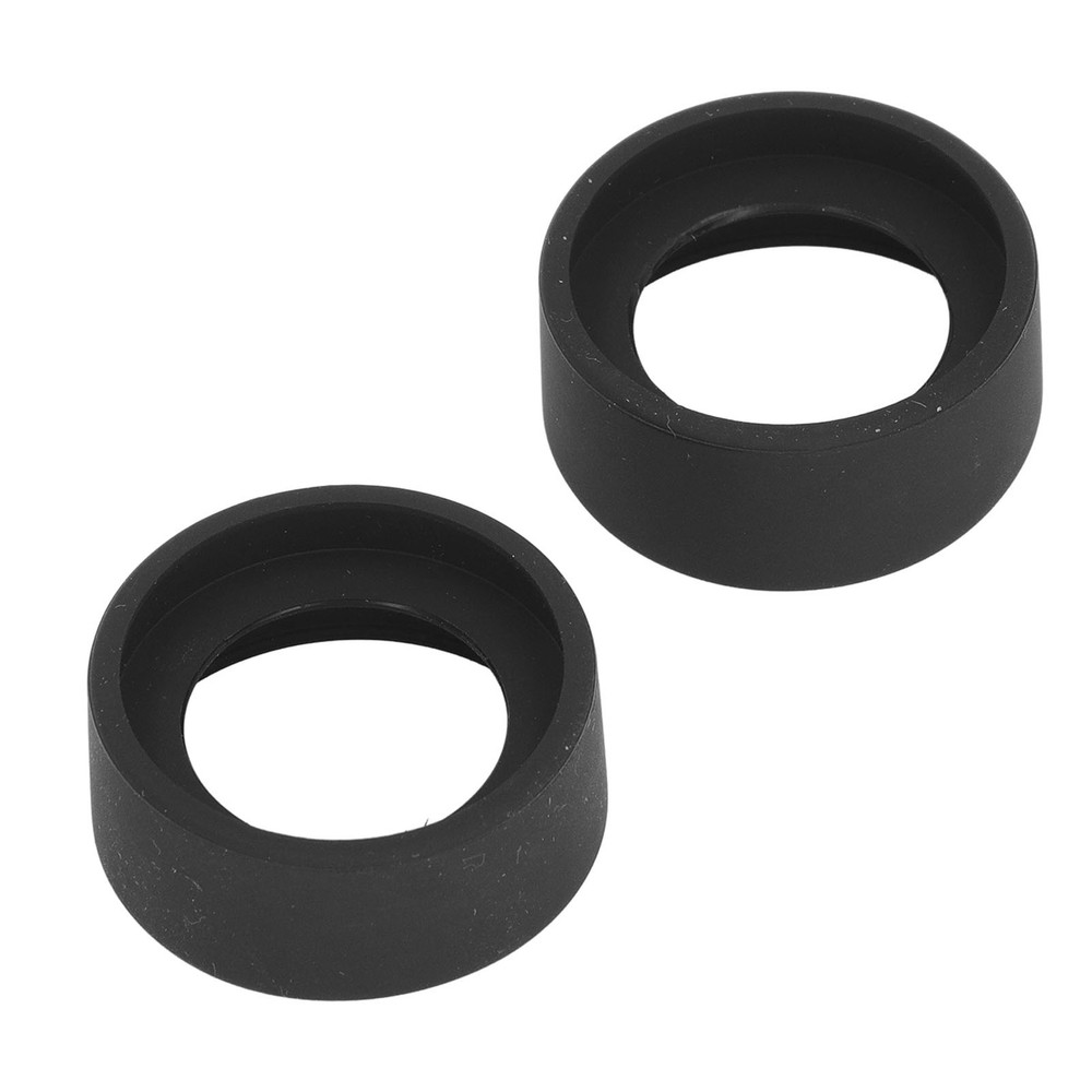2-2 Pcs Microscope Eyepiece Eye Cup 41mm Diameter Flat Angle Rubber Eyepiece