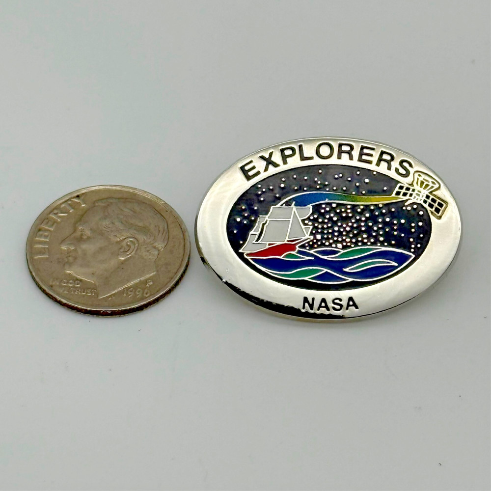 NASA Explorers Sailing the Stars Hat / Lapel / Backpack Pin Space Program