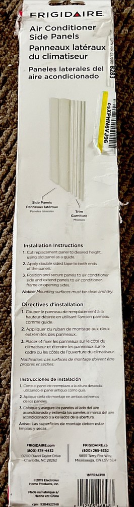 Frigidaire Universal Side Panels For A Air Conditioner