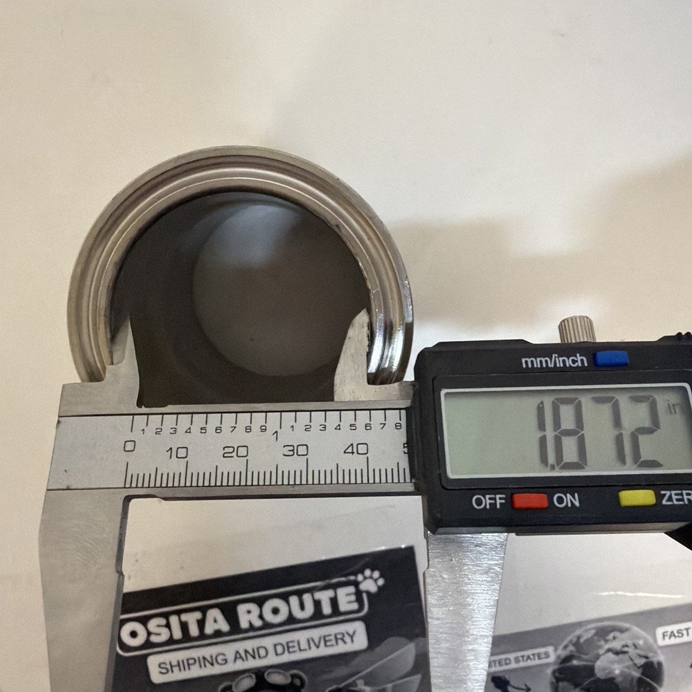 STAINLESS STEEL CONCENTRIC REDUCER 1.85" X 2.35"