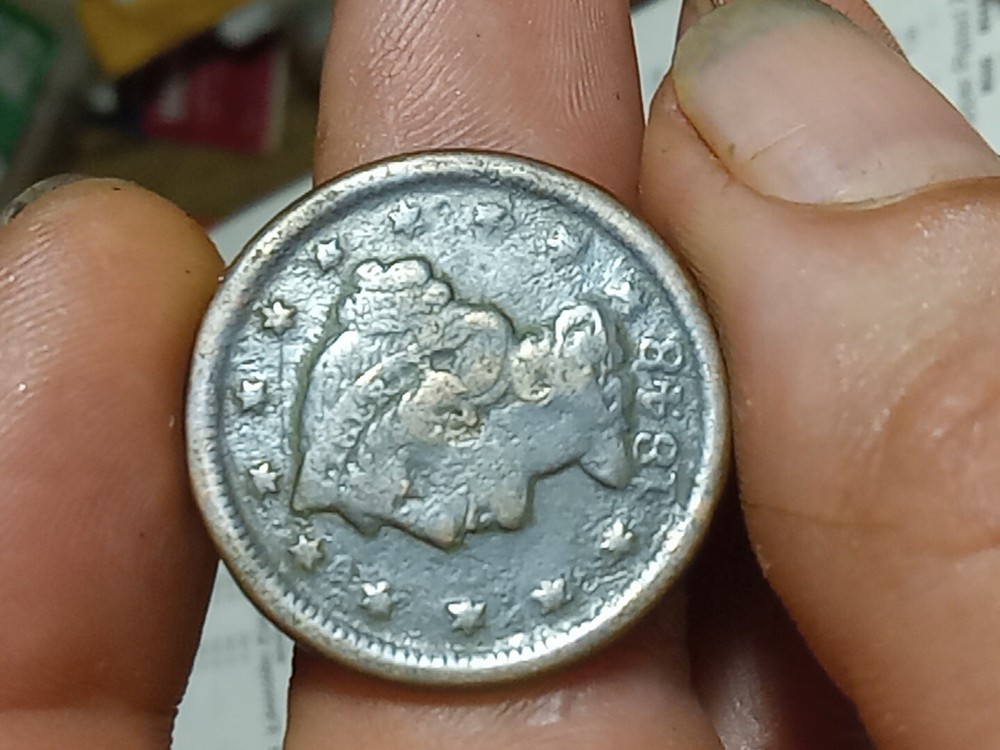 1848 Large Cent. Better Details. NICE!