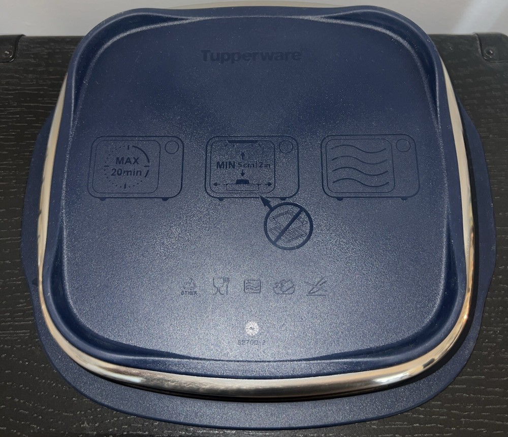 Tupperware MicroPro Series Microwave Griddle Grill Pan Excellent
