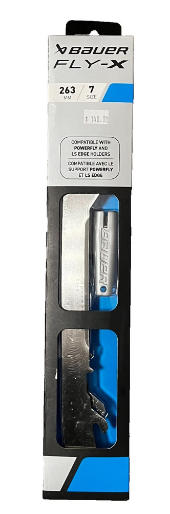 Bauer Fly-X Steel Runner- Size 7 / 263 mm