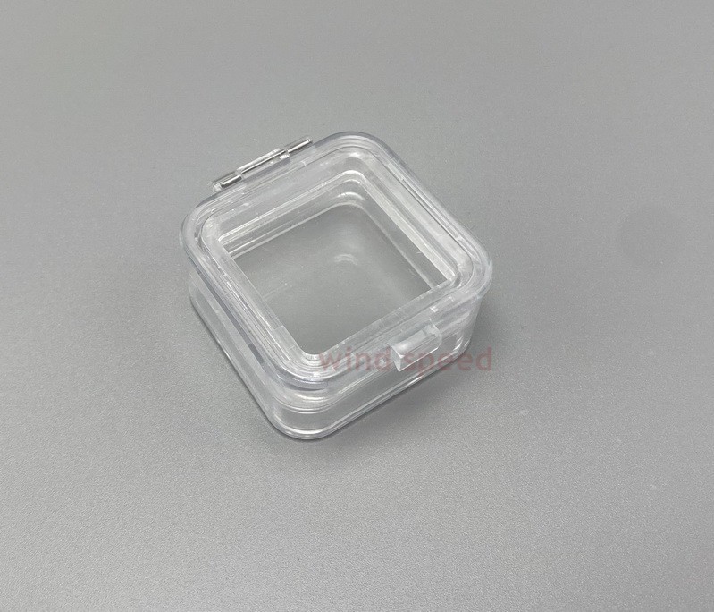 10Pcs Hinged Display Box Clear Membrane storage Boxes Denture False Teeth Case