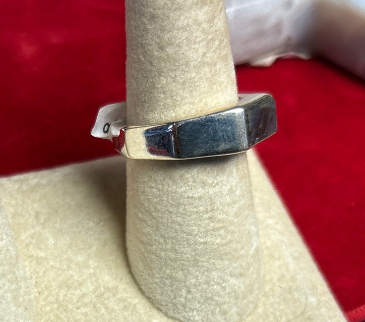 mens sterling silver ring Size 9 Labradorite