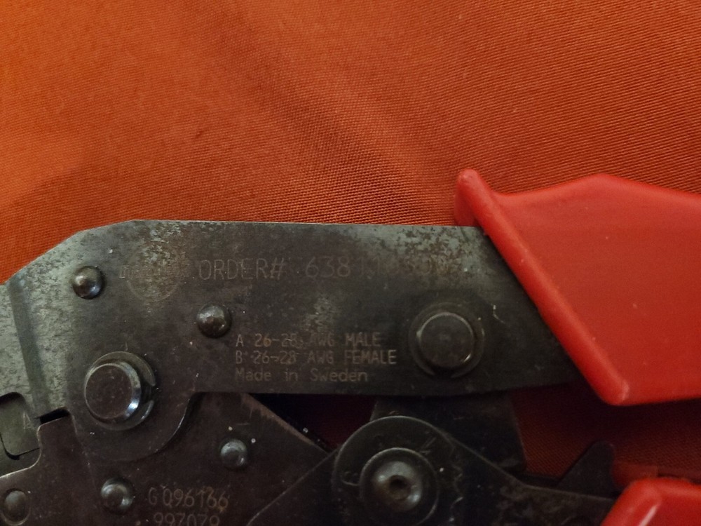 Molex 638110300 Hand Crimp Tool