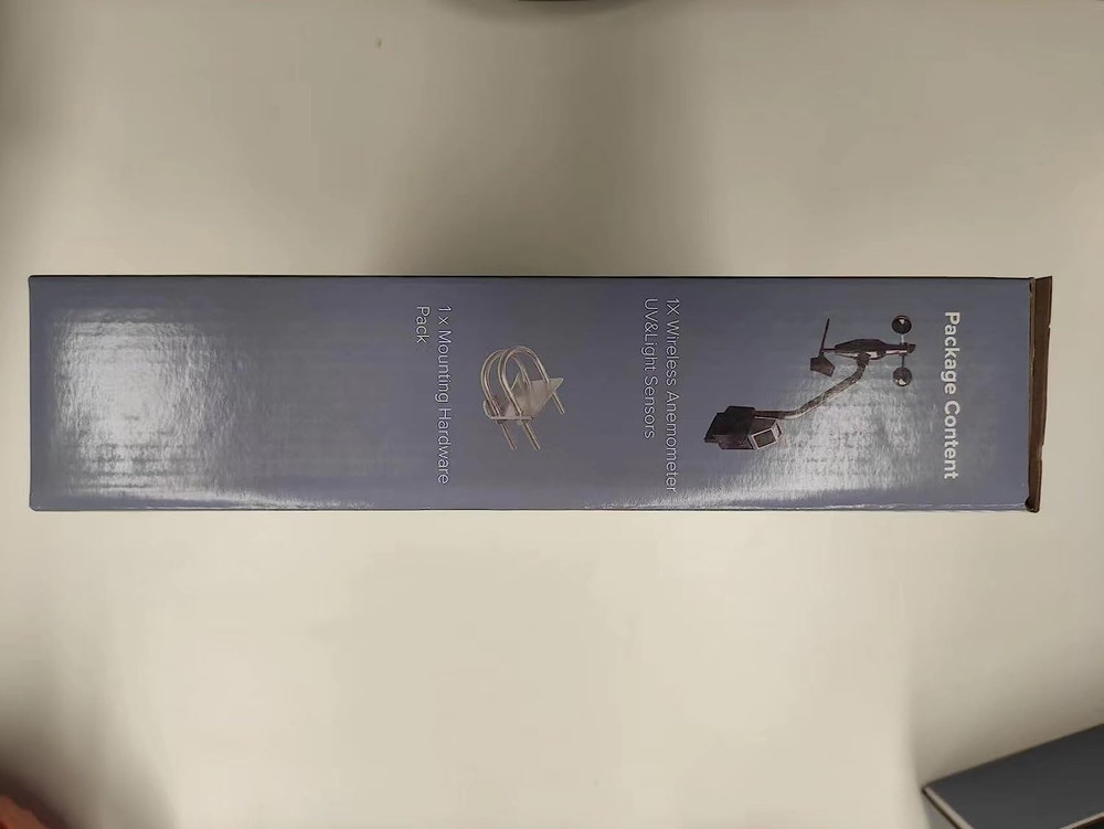 WS68 Wireless Anemometer Sensor, Solar Powered Wind Speed and Direction Sensor -