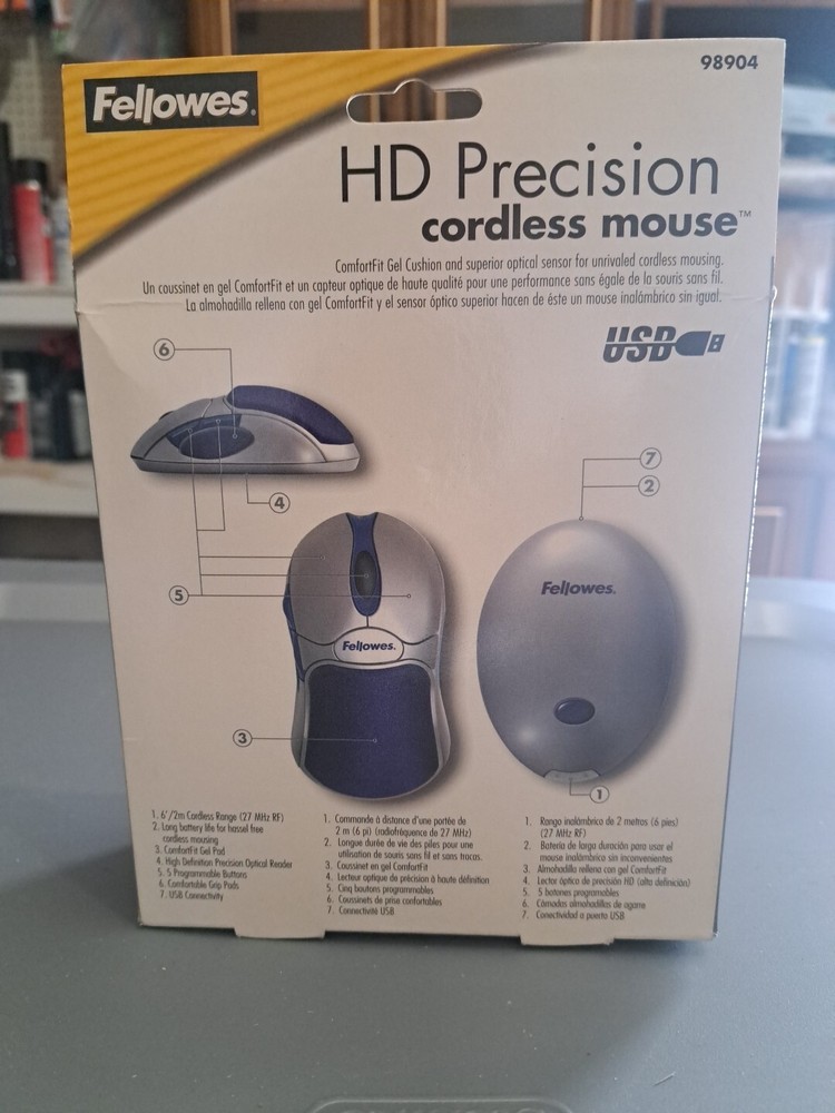 Fellowes 98904 Wireless Optical Mouse