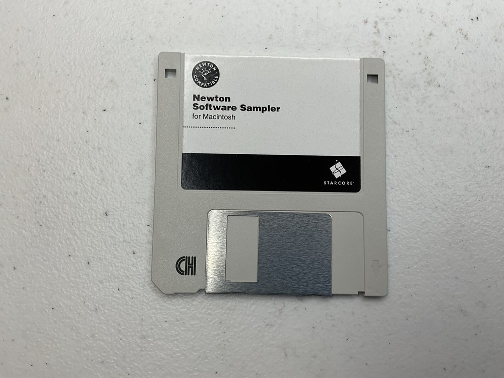 Apple Newton Software Sampler v2.0: 3.5” Disk Macintosh OS 1994