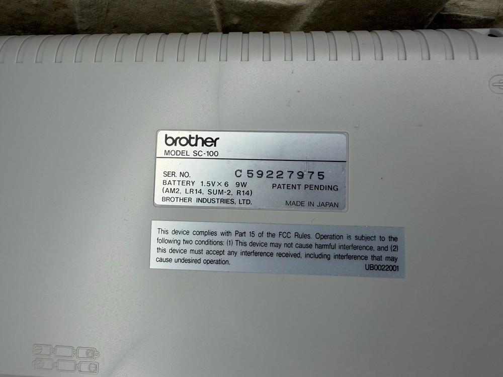 Brother StampCreator SC-100 Electronic Pre-Inked Stamp Maker Complete Box