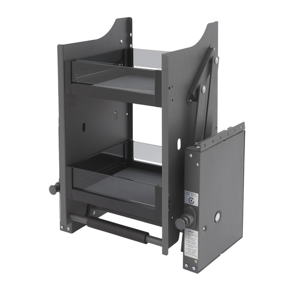 2-tier 41*28*54cm Cabinet Pull-down Shelf Pull-down Dish Rack Space-saving