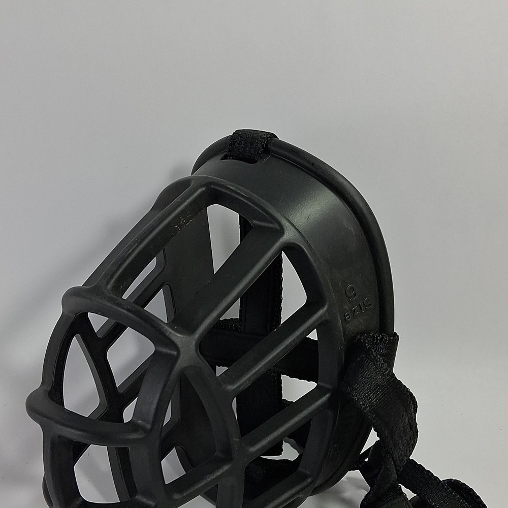 Baskerville Ultra Dog Muzzle Size 6 Black Plastic Nylon Non Breed Specific