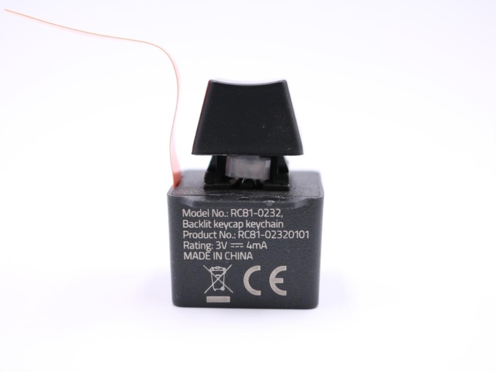 Razer Chroma Keychain Backlit Keycap RGB Orange Switch Tester
