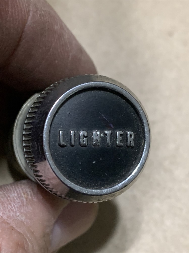 Casco 12V Cigarette Lighter Element Corvette Nova Black Top Chrome Letters