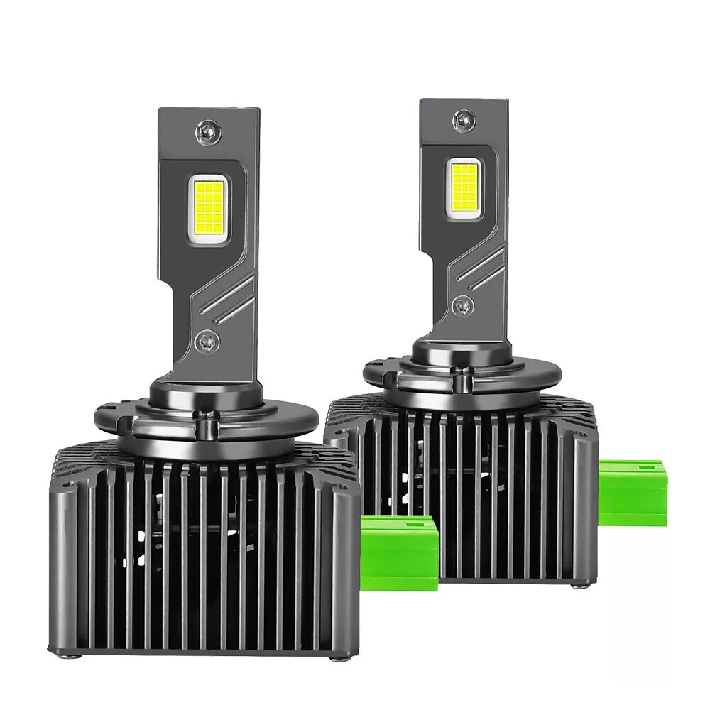 2pcs D3R D3S LED Headlight Bulbs 200W 6000K Super White HID Xenon Conversion Kit