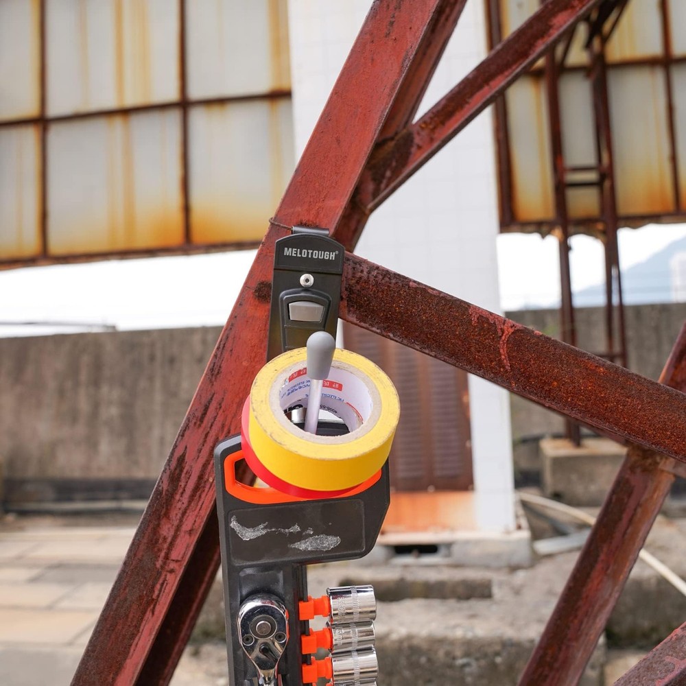 Tool Belt Hook Tool Holster Cordless Drill Holster Hook (Grey 2pcs)