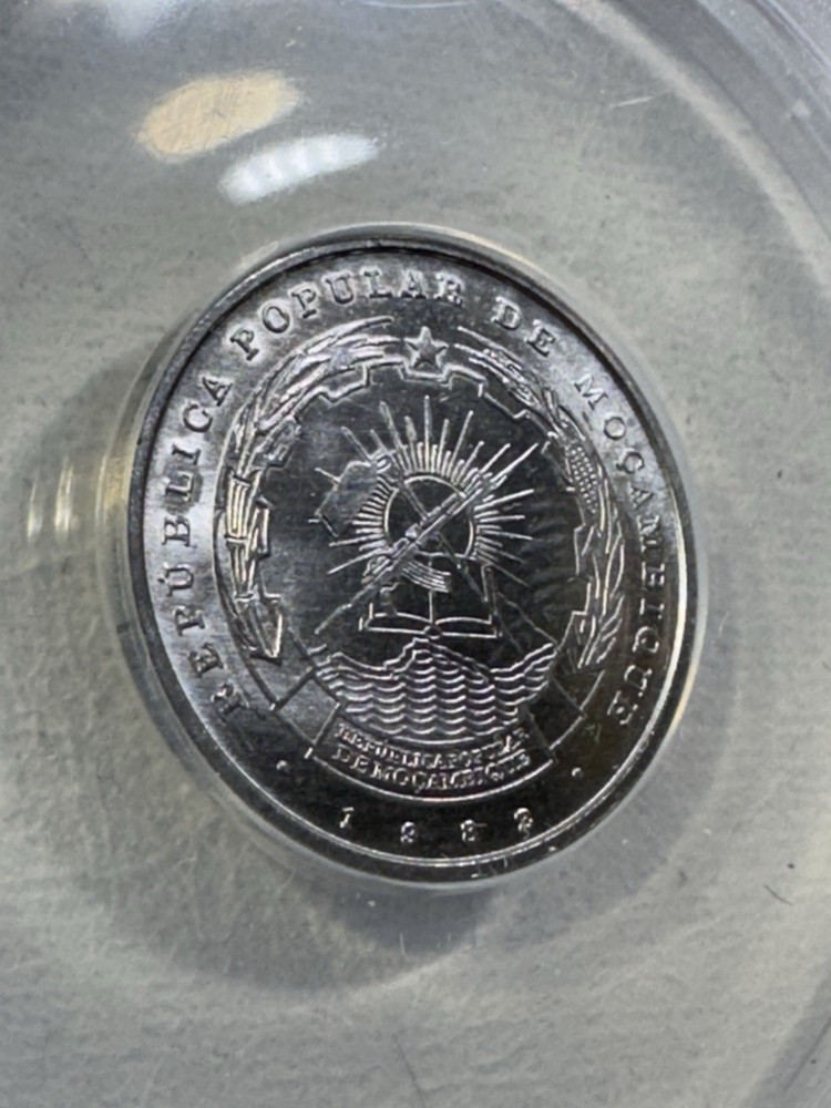 1982 Mozambique 50 Centavos Graded MS 66 by ANACS