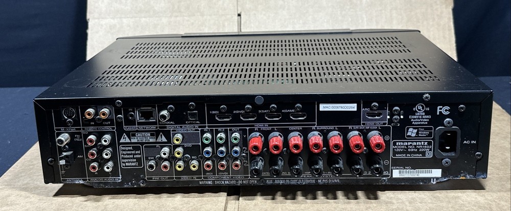 MARANTZ AV SURROUND RECEIVER NR1602 W/ CONTROL
