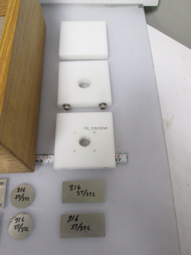 High Precision Proximity Switch Testing Rig with Various Metal Samples and Case