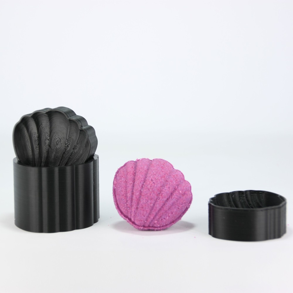 SEASHELL Bath Bomb Mold, DIY original BathBombs Set 3D Printed Kit