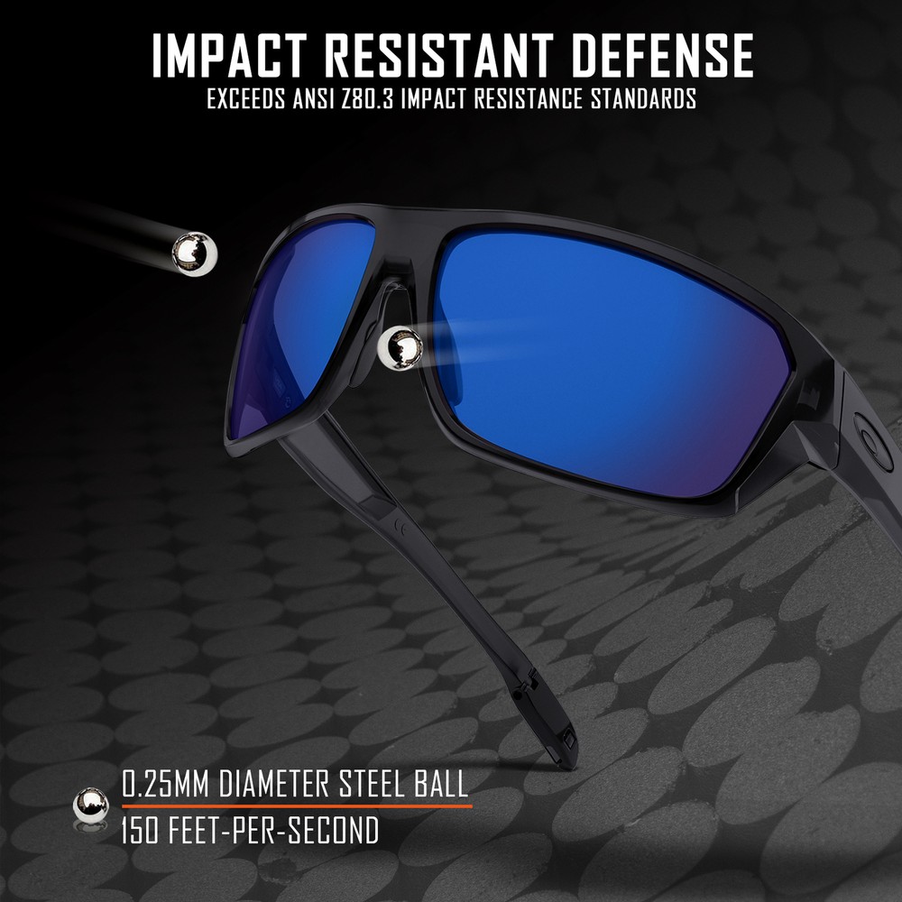 Anti Scratch Polarized Replacement Lenses for-Oakley Manorburn
