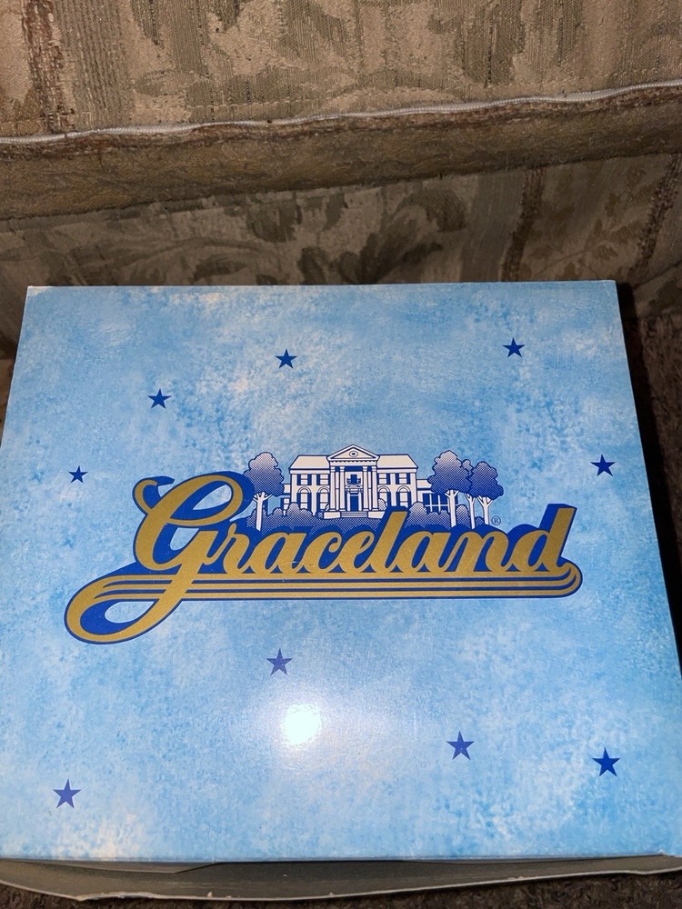 Elvis Presley Graceland Gate Bookends With Original Box